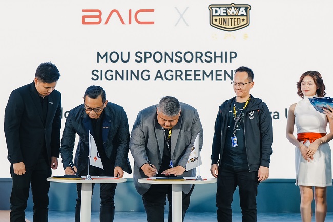 Read more about the article BAIC Indonesia Resmi Sponsori Dewa United Selama Satu Tahun