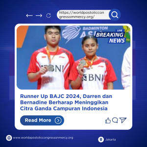 Read more about the article Runner Up BAJC 2024, Darren dan Bernadine Berharap Meninggikan Citra Ganda Campuran Indonesia