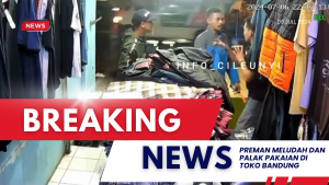 Read more about the article Kejadian Viral: Preman Meludah dan Palak Pakaian di Toko Bandung