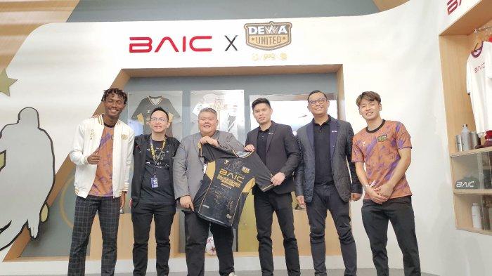 BAIC Indonesia Resmi Sponsori Dewa United Selama Satu Tahun